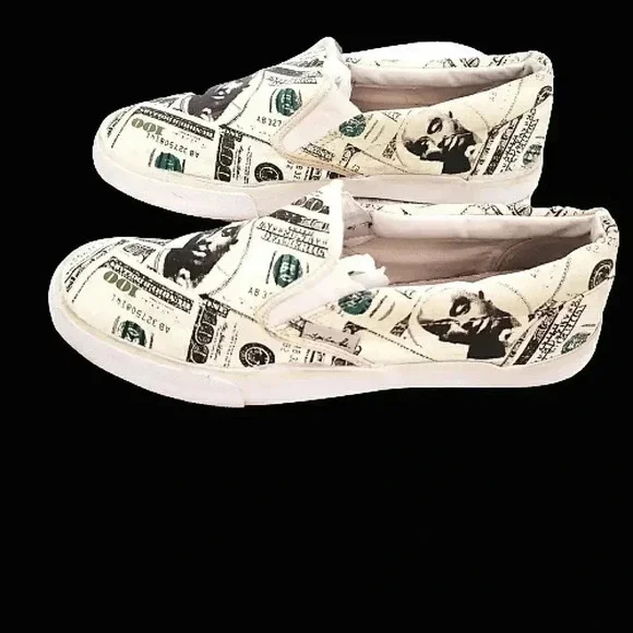 Vintage 90s Makaveli Tupac Slip-on Sneakers Men's Size 11 - Picture 9 of 9